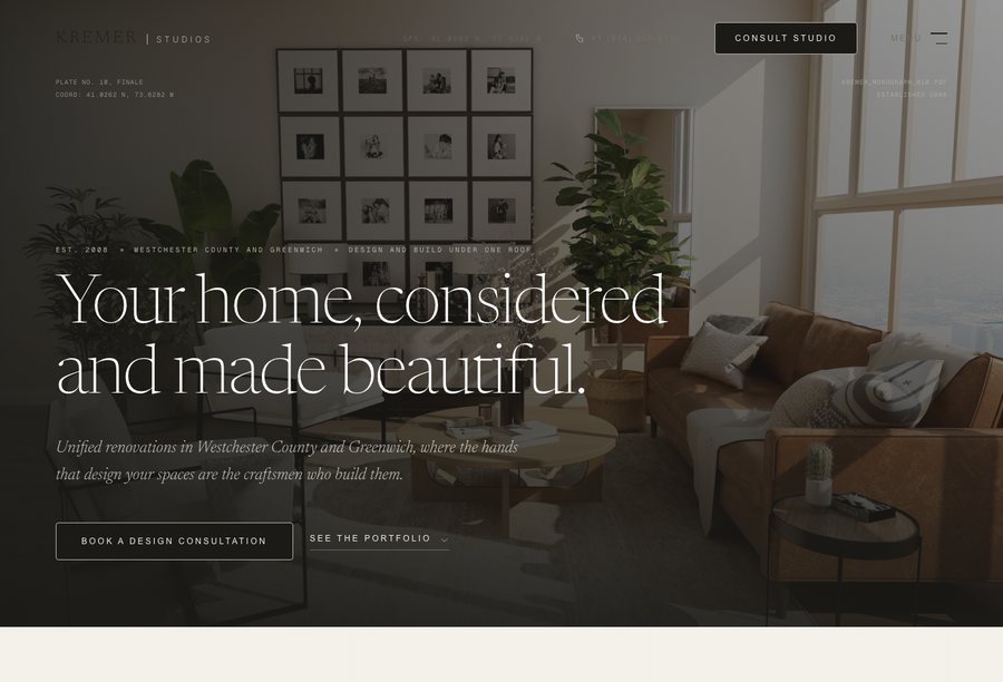 Kremer & Co. website preview