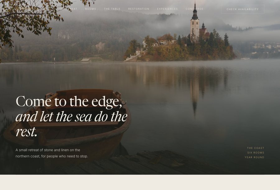 Morwenna website preview